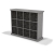 8 Column Double Sided Granite Prestige Columbarium with 96 Niches